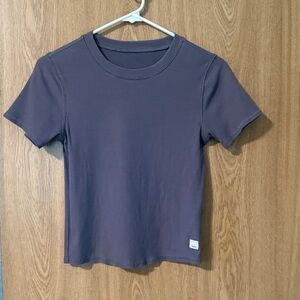 Vuori Lavender Ribbed Tee